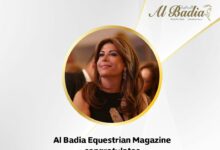 Lara Sawaya congratulated by Al Badia Equestrian Magazine on appointment at Emirates International Endurance Village”